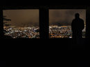 Поглед към столицата на Салвадор Тегусигалпа през нощта.