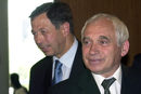 Румен Миланов по време на Българо-германски икономически форум през 2004 г. заедно с бившия президент Желю Желев .<br />