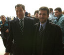 На честването на 10-ата годишнина на НСБОП през 2001 г. заедно с  бившия шеф на службата Кирил Радев<br />