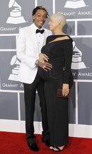 Рапърът Wiz Khalifa заедно с приятелката си, еротичен модел и бивше гадже на Кание Уест - Амбър Роуз