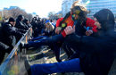 05 декември 2013 - Протест на "Ранобудните студенти" пред сградата на Народното събрание срещу подготвяния нов закон на МВР.