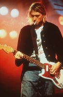 За разлика от повечето рок звезди, Кърт Кобейн не е типичния пияница и сценичен артист, а по-скоро затворен в себе си и апатично настроен към славата изпълнител, което още повече кара хората да го обожават, наричайки го "Бога на рока".