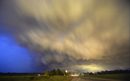 Ниска гръмотевична буря над Арканзас, САЩ.