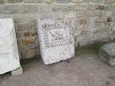 Каменни релефи от надгробни плочи.