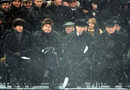 От ляво на дясно: Британският принц Едуард, френският президент Жак Ширак, руският президент Владимир Путин и полският президент Александър Квашневски по време на церемониите по случаи 60 г. от освобождаването на "Аушвиц" на 27 януари 2005 г.