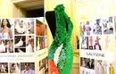 Рокля от копринено жарсе на Enrico Coveri от 2002 г. Покрита е с ръчно прикачени блестящи пайети, които оформят десен от плодове. Носена е от модела Мила Йовович за рекламната кампания "Женски вик".