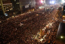 Антиправителствен митинг в центъра на Сеул, поиска оставката на южнокорейския президент Пак Кън Хе, заради корупционен скандал.