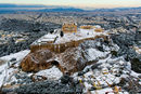 Зимата в Атина, Гърция.