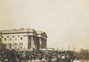 Огромна тълпа приветства Теодор Рузвелт през март 1905 г