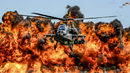 Хеликоптер AH-64 "Апачи" по време на изложение за военна техника в Южна Каролина, САЩ.