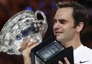 На 36 години Федерер продължи да изумява света и в началото на 2018 г. защити титлата от Australian Open.<br /><br />