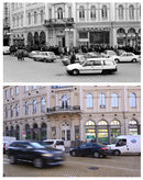 На ъгъла на бул. "Руски" и ул. "Дякон Игнатий" се издига красива постройка в неокласически стил. Тя е правена в края на 80-те години на 19 в. по проект на австрийския архитект Петер Паул Бранг и е била предвидена за казино. През комунизма в едно от помещенията на партера на зданието се намираше фирменият магазин на "Булгартабак". В първите години след промените честа гледка около сградата бяха дългите опашки за цигари (на снимката горе).<br /><br />В началото на новото столетие сградата практически беше срината и изградена отново, като беше запазена оригиналната фасада.