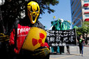 В Тайпе се състояха протести срещу ядрената енергетика по повод седмата годишнина от аварията в японската ядрена централа във Фукушима.