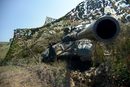 Дулото на български танк Т-72, който действаше заедно с оръдията на американските "Брадли"