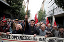 Гръцките пенсионери протестираха срещу съкращенията на пенсиите в Атина, Гърция.