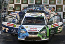 Роси като участник в рали "Великобритания" в Световния рали шампионат (WRC).