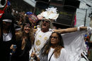 Част от сезонното улично парти наречено Carmelitas в Рио де Жанейро.