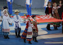 Децата в народни носии имаха важна роля в церемонията.