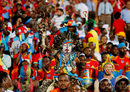 Фен на Демократична република Конго преди мача с Египет.
