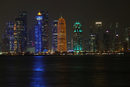 Нощен кадър от Доха, Катар.