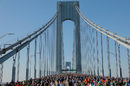 Момент от маратонът в Ню Йорк, САЩ.
