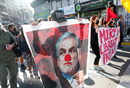 Протест срещу чилийския президент Себастиан Пинера в столицата Сантяго.