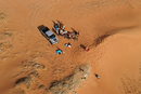 Пикник в пустиня в Обединените Арабски Емирства.