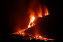 Изригващият вулкан на остров Ла Палма, Испания.