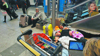 Московските летища се превърнаха във "филм на ужасите"