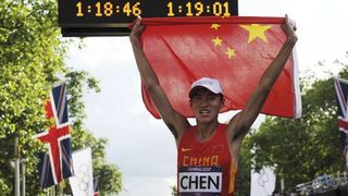 Китаец взе златото на 20 км <span class="highlight">спортно</span> <span class="highlight">ходене</span>