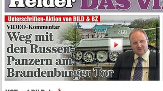 Германски вестници настояват да се премахнат съветски танкове в Берлин