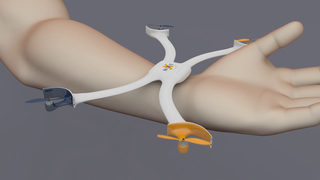 В САЩ създадоха дрон, който се носи на китката