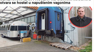 Хърватски предприемач открива <span class="highlight">хостел</span> в стари вагони