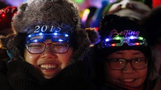 Фотогалерия: Посрещането на Новата година на изток от Гринуич