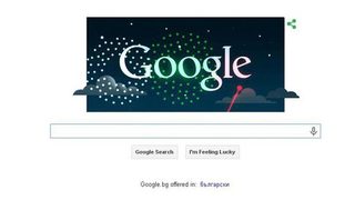 Google се премени в бяло, зелено и червено за Освобождението