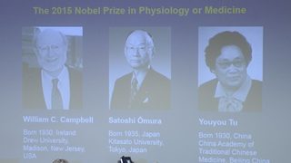Трима са носителите на Нобел за медицина за 2015 г. (допълнена)