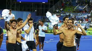 Аржентина триумфира за първи път в мъжкия хокей на <span class="highlight">трева</span>
