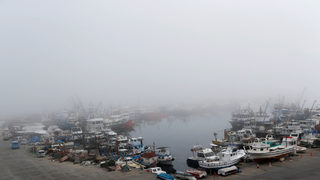 Снимка на деня: Мъглата, в която се сблъска руският военен кораб