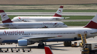 Австрийските авиолинии отменят една четвърт от полетите си в следващите два дни