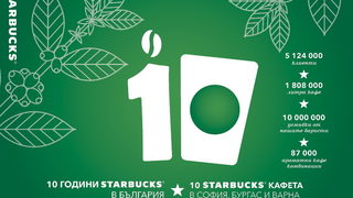 10 години Starbucks – кафе-култура за ценители