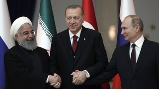 Путин, Ердоган и <span class="highlight">Рохани</span> обсъждат днес риска от "касапница" в Идлиб