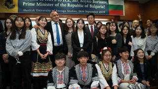 В Сеул Бойко Борисов бе отличен за принос към българистиката