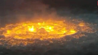 Море в пламъци: Спукан газопровод предизвика пожар в Мексиканския залив
