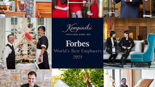 Световно признание за веригата Кемпински за най-добър работодател в туристическата индустрия в класацията на Forbes за 2021 г.