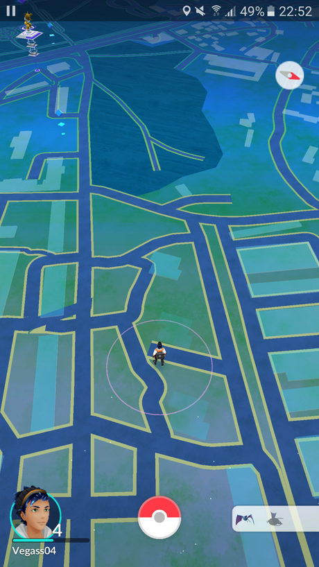 Картата в света на Pokemon Go