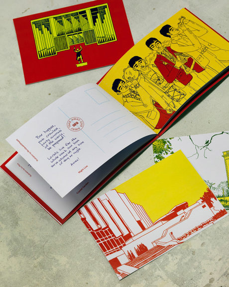 Гид-комплект с картички и постери, с които различни илюстратори разказват за любимите си софийски места и неща (Fourplus)