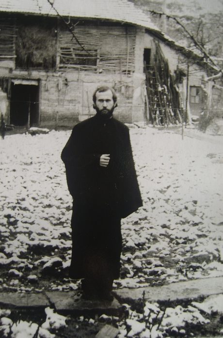 Отец Стефан в деня на ръкоположението му за дякон, Игнажден 1978 г.