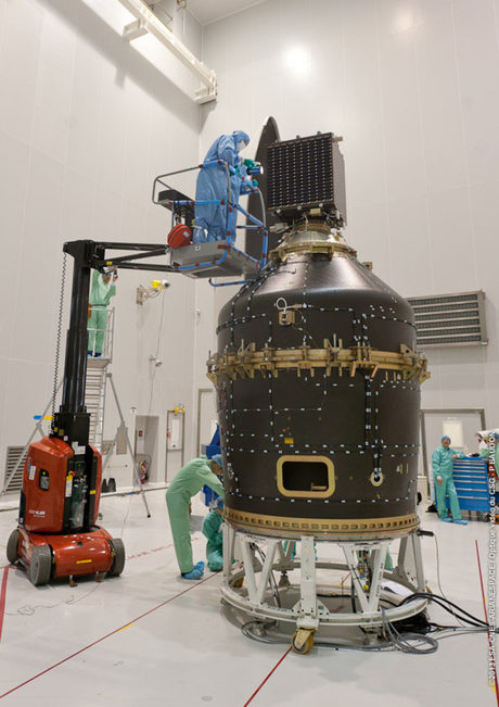 Адаптерът на ракетата Vega, който трябва да бъде прихванат