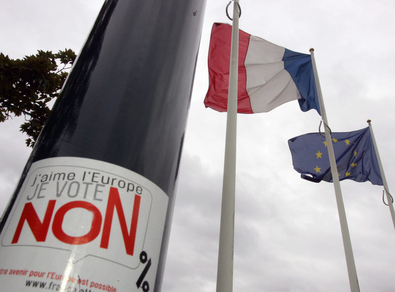 Френското "не" беше една от причините за провала на проекта за Европейската конституция.