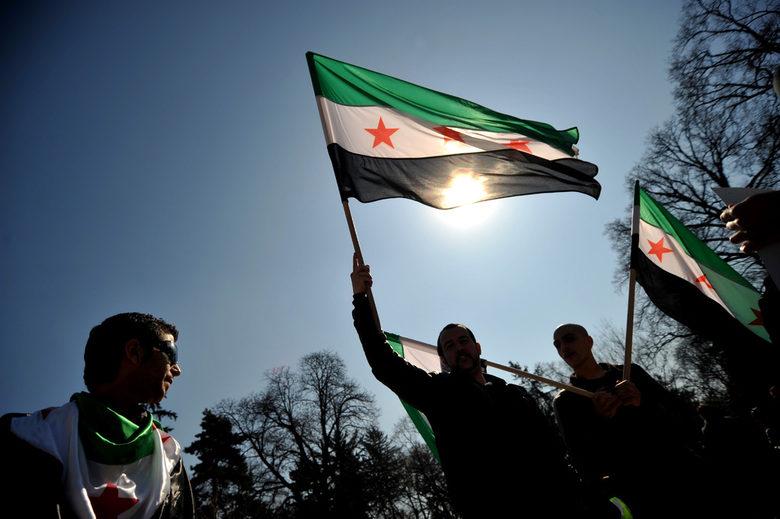 Сирийската общност у нас се събра на протест в годишнината от началото революцията в Сирия през март.